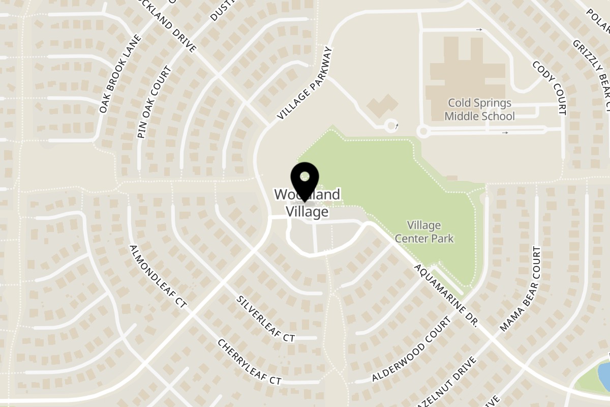 Map showing the location of Cold Springs Crossing Bar & Grill on 18705 Village Center Dr Suite 101 in Reno